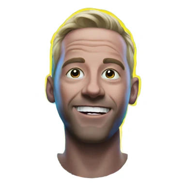 colin at a rave with big extra extra large pupils  sticker