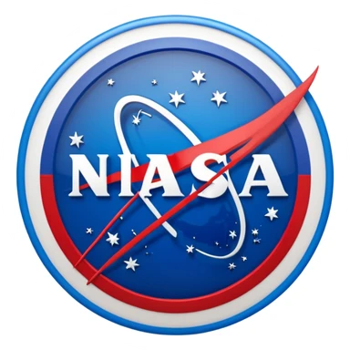 NASA logo sticker