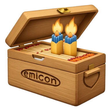 box of mathces sticker