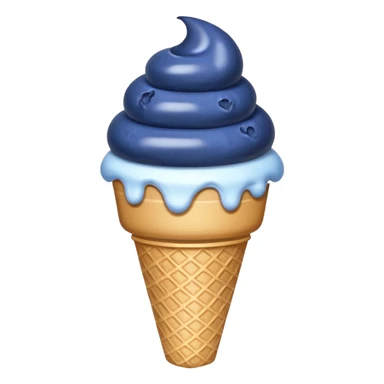 icecream-cone-blueberries sticker