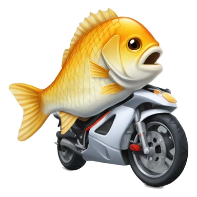 carpa motera jugando a videojuegos sticker