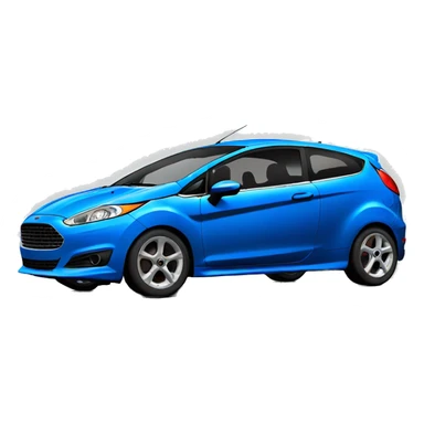 Blue ford fiesta mk7 sticker