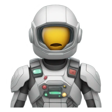 Sci-fi user interface button sticker