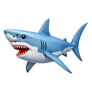 shark wearing jordans sticker