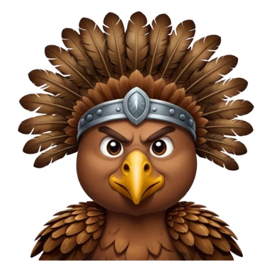 warrior turkey sticker