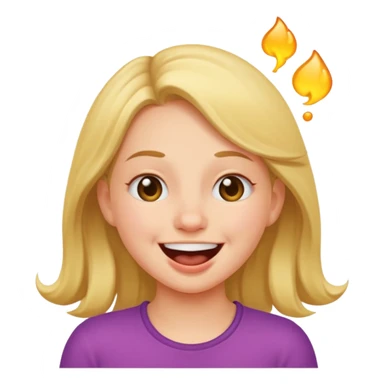 A girl is farting sticker