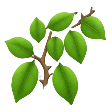 leaves on a branch sticker