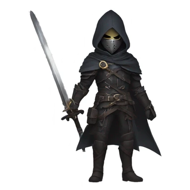 Corvo Attano with your mask and your sword sticker