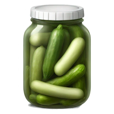 jar of pickles and a joint sticker