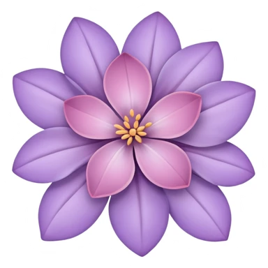 Mauve and rose pink Lilac sticker