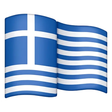 Greece flag without blue only the white stripes sticker