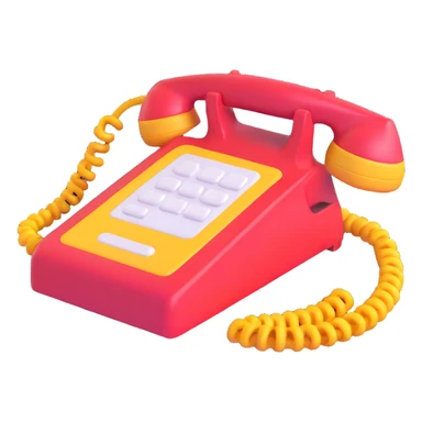 phone emoji in sky blue color sticker