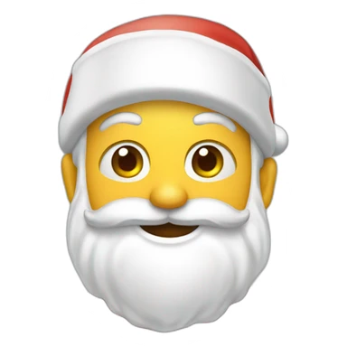 Santa Claus with good Morning  sticker