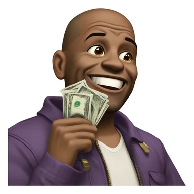 Gta v franklin laughing funny with money sticker
