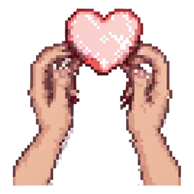 hands holding a heart for life insurance sticker