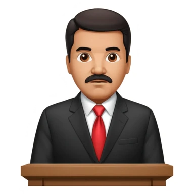 Nicolás maduro en el púlpito  sticker