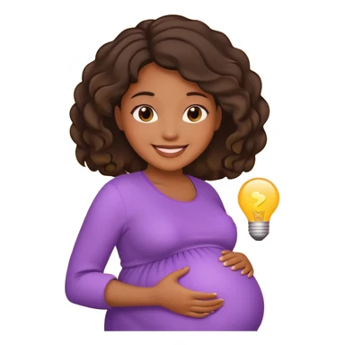 Pregnant women of color sticker