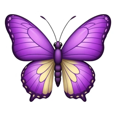 Borboleta roxa sticker