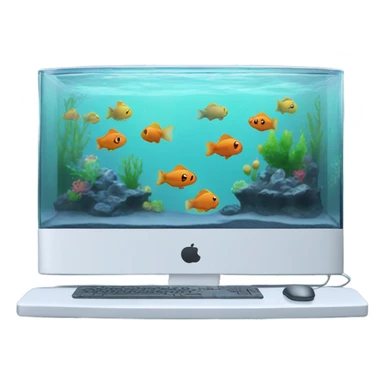  aquarium in a computer sticker