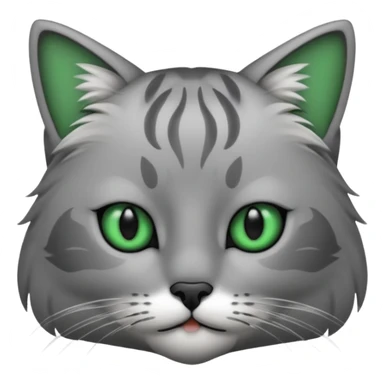 Gato gris atigrado y gato blanco con negro  sticker
