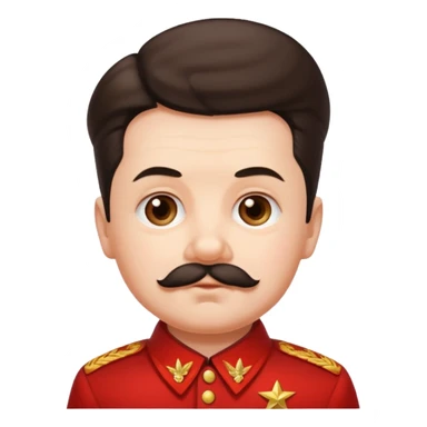 Stalin, cute, baby sticker