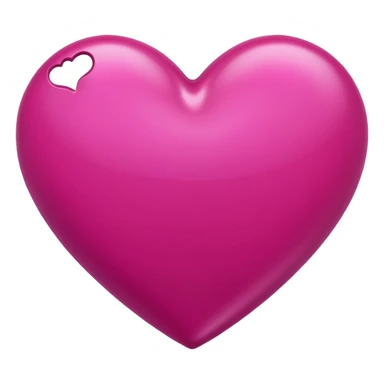 emoji cuore fucsia iphone sticker