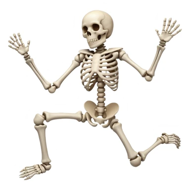 This action 🤷‍♂️ but as a skeleton sticker