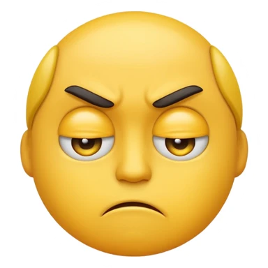 Irritated emoji  sticker