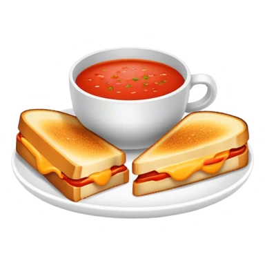 Grilled cheese and tomato soup sticker