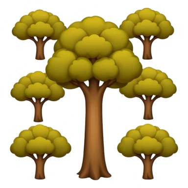 Folhas de árvore soltas caindo/voando (sem a árvore) sticker