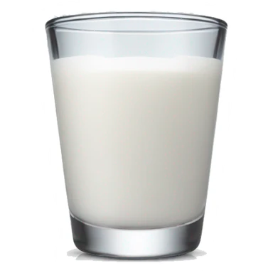 Milk in shot glass sticker