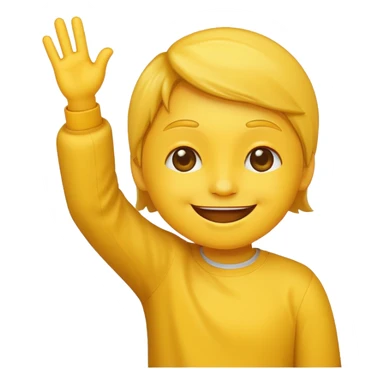 happy face dabbing sticker