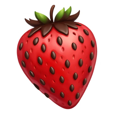 Chocolate covered strawberry  sticker