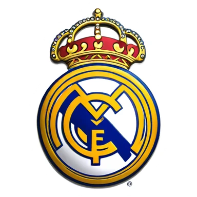 Real Madrid escudo real sticker