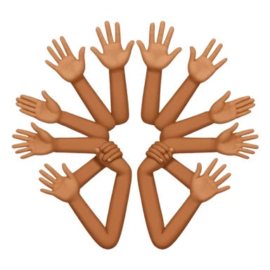 replace the ice cream with the numbers 6 and 7 holding his hands doing this emoji 🫴 and the left is the same emoji but flipped sideways then make the emojis 6️⃣7️⃣ go in each so six gos in the left hand and seven goes in the right hand sticker