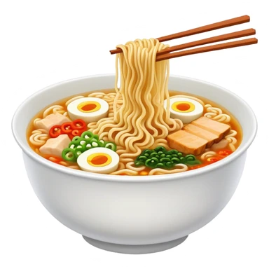 Bowl of ramen noodles sticker