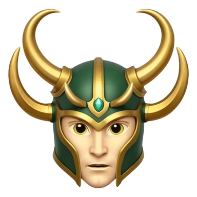 Loki's helmet sticker