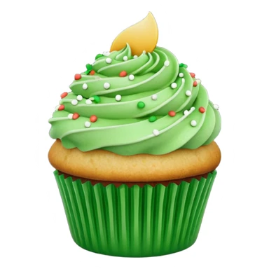 st patrick day cupcake sticker