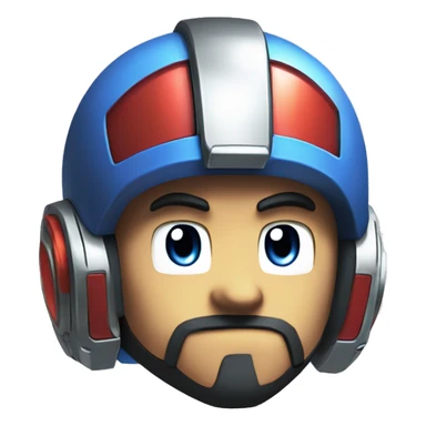 Mega Man volnutt with a mega man legends art style sticker