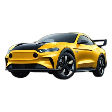 All electric Mustang Mach-E GT sticker