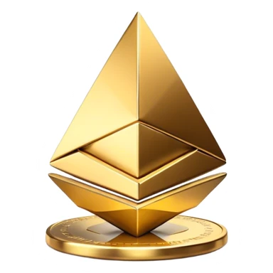 Ethereum cryptocurrency logo sticker