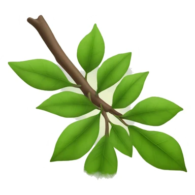 leaves on a branch sticker