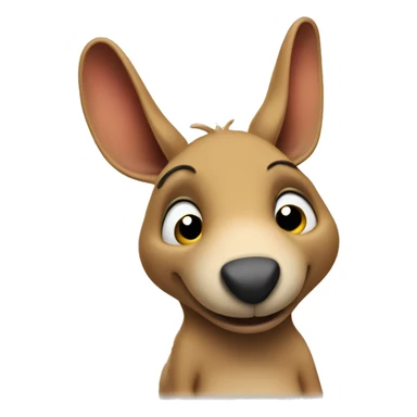 aardvark giving a sarcastic thumbs up sticker