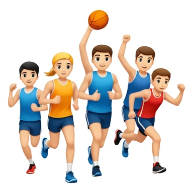 Accrosport, avec plusieurs élèves sticker