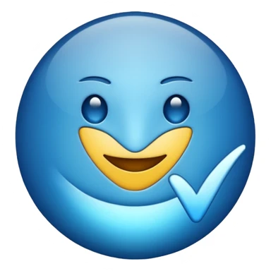 I need a proper meta verified blue tick emoji sticker