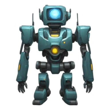 zer0 the battle robot but pleasantly surprised sticker