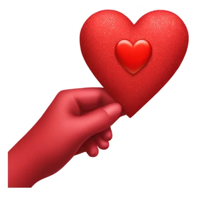 red valentines day heart card  sticker