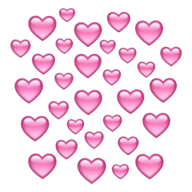 Many pink sailor moon hearts  sticker