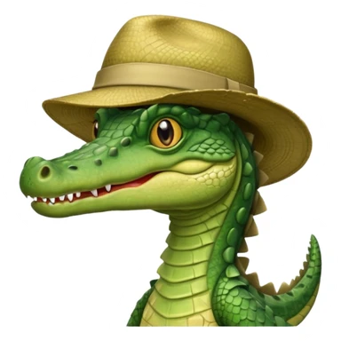 explorer crocodile sticker