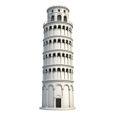Leaning Tower Pisa sticker